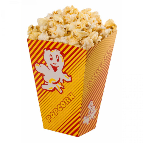 Zestaw do prażenia popcornu z kubkami - W domu jak w kinie!