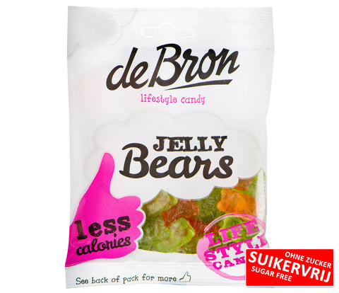 De Bron Jelly Bears - bez cukru - opakowanie 90 g