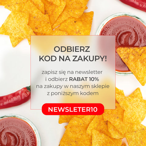 Rabat 10% dla zapisanych na newsleter.