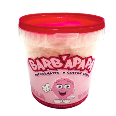 Wata cukrowa o smaku waniliowym - wiaderko 50 g / 1L