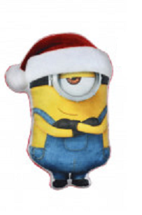Poduszka z w kształcie Minionka w czapce Mikołaja - STUARD