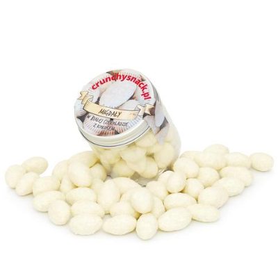 Confiserie - Migdały w białej czekoladzie z kokosem