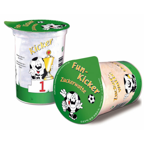Kolorowa wata cukrowa Fun-Kicker- kubek 20g / 500ml