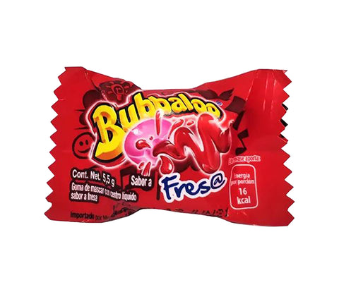 Bubbaloo Gum Fresa 5,1 gr. (Mexico)