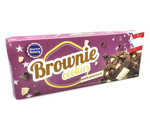 American Bakery Brownie Cookies White Chocolate 106 g