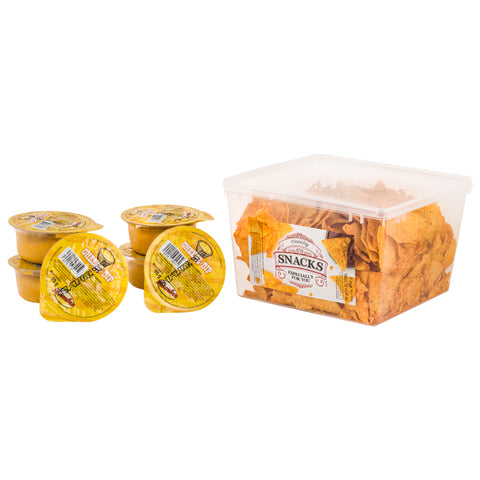 Nachosy BBQ BOX 450 g z sosem serowym x 6