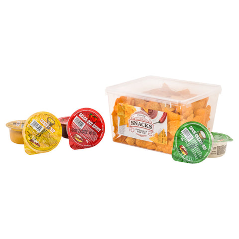 Nachosy CHILI BOX 450 g z sosami 2 x salsa + 2 x ser + 2x śmietanowy