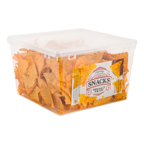 Nachosy BBQ BOX 450 g z sosami 2 x salsa + 2 x ser + 2 x śmietanowy