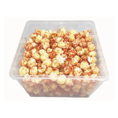 Popcorn słodki o smaku truskawki - box 190 g I crunchysnack.pl