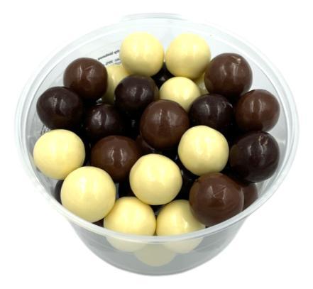 Orzechy laskowe w czekoladzie Mix - kubek 250 g