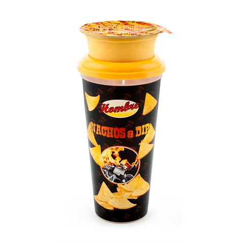 Nachosy BBQ w kubku z sosem serowym ( 75 g + 90 g )