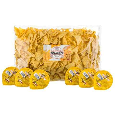 Nachosy SOLONE 750 g z sosami SEROWYMI 6 x 90 g I crunchysnack.pl