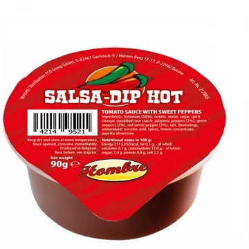 Hombre Nachos TACKA - nachosy 150 g +100 g+ sosy: salsa x 2, serowy x 2