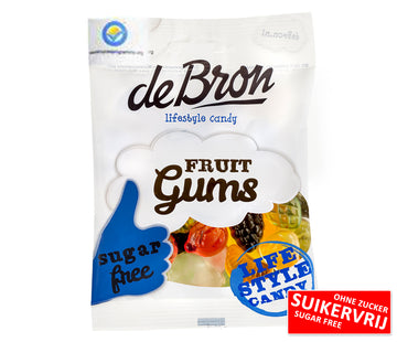 De Bron Fruit Gums - bez cukru - opakowanie 100 g