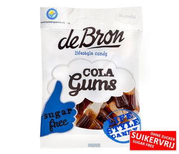 De Bron Cola Gums - bez cukru - opakowanie 100 g