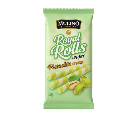 Pistache Wafer Rolls