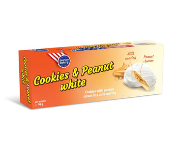 AB Cookies & Peanut White 96 g