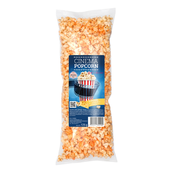 Popcorn o smaku serowym - woreczek 125 g