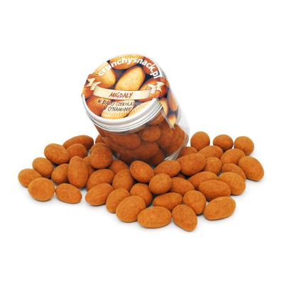 Confiserie - Migdały w białej czekoladzie w cynamonie