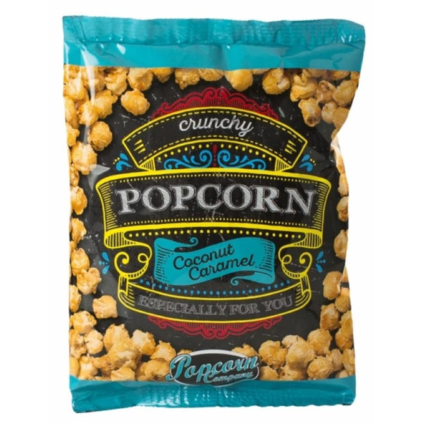 Popcorn Crunchy karmelowy z kokosem - woreczek 100 g