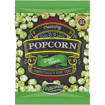 Popcorn Crunchy zielone jabłuszko - woreczek 100g