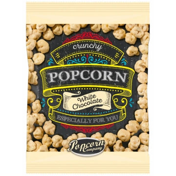Popcorn Crunchy w białej czekoladzie - woreczek 125 g