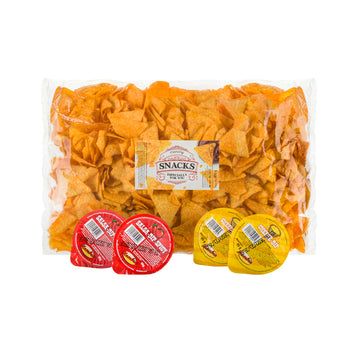 Nachos o smaku BBQ 750 g + sos salsa 2 x 90 g + sos serowy 2 x90 g - JAK W KINIE!   I  crunchysnack.pl