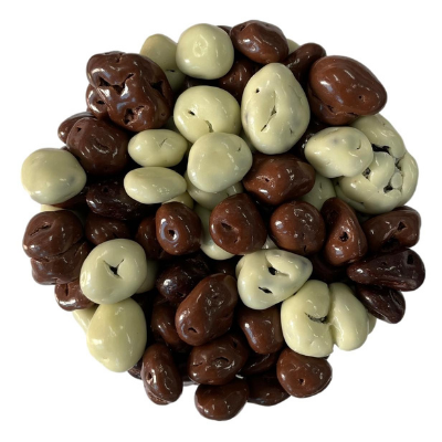Rodzynki w czekoladzie MIX  - kubek 300 g   I crunchysnack.pl