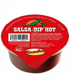Nachosy BBQ w kubku  z sosem salsa